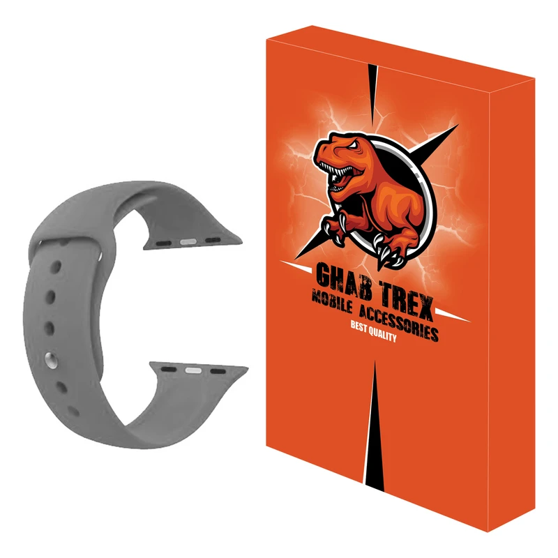 بند قاب تی رکس مدل A-silicon مناسب برای اپل واچ 49 / 45 میلی متری