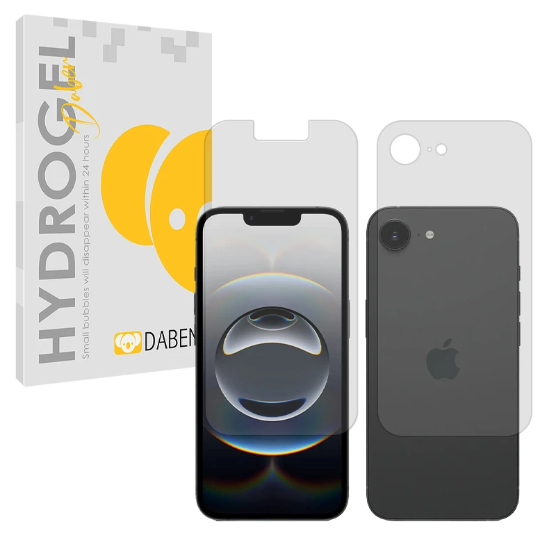 محافظ صفحه نمایش مات دبن مدل Tough مناسب برای گوشی موبایل اپل iPhone 16e به همراه محافظ پشت گوشی