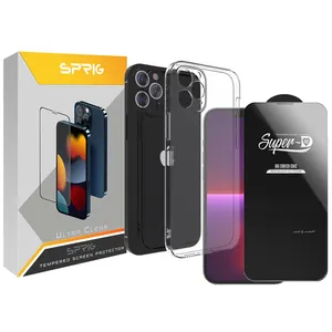 Sprig SuperD-Clear model cover suitable for Apple iPhone 12 Pro with screen protector