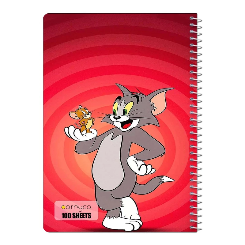 دفتر مشق 100 برگ سیمی کارنیکا طرح تام و جری tom & jerry کد 98558