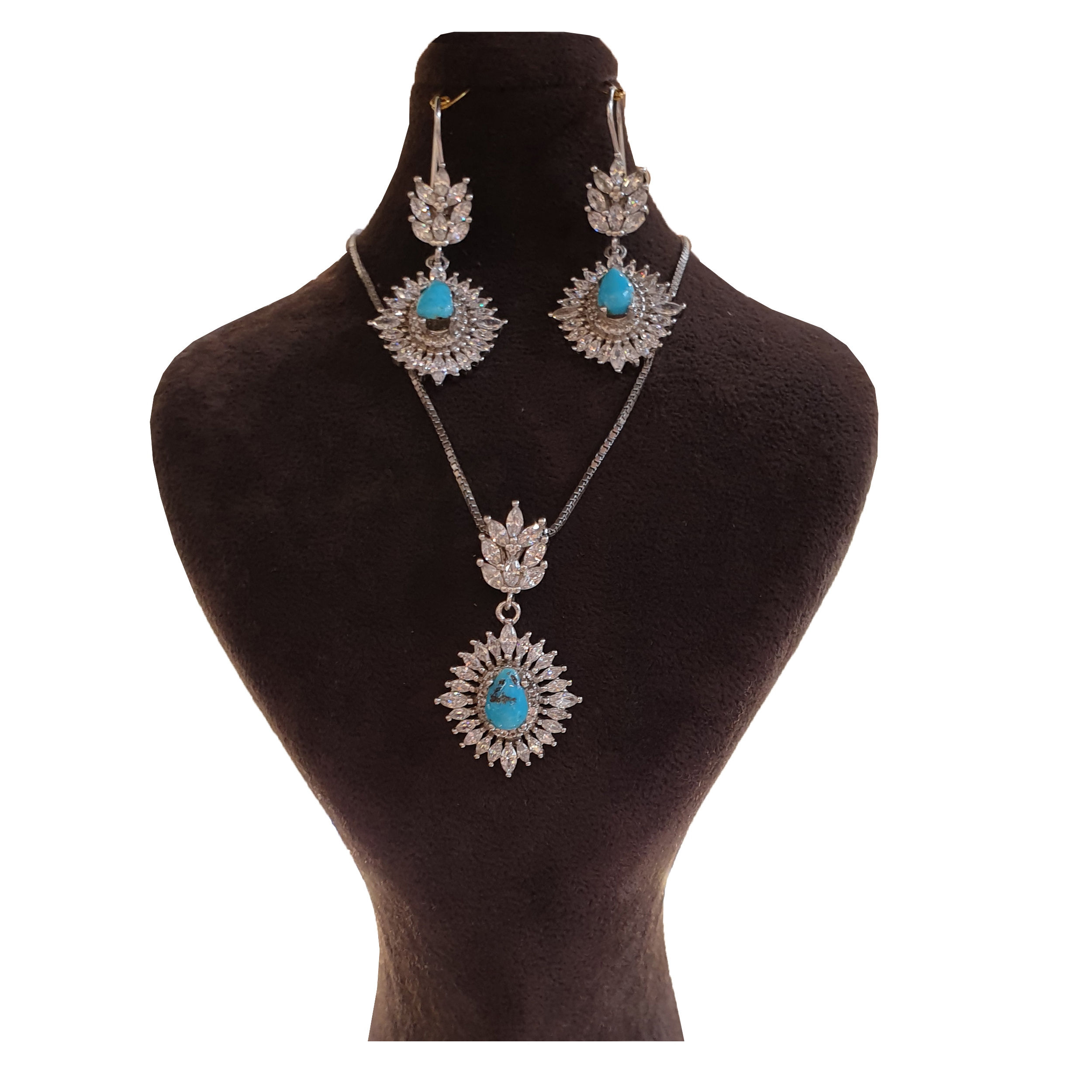 نیم ست نقره زنانه مدل 442