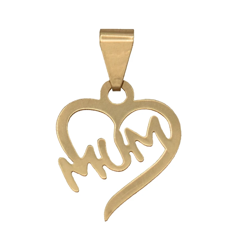 آویز گردنبند طلا 18 عیار زنانه نیکان گلد مدل MUM