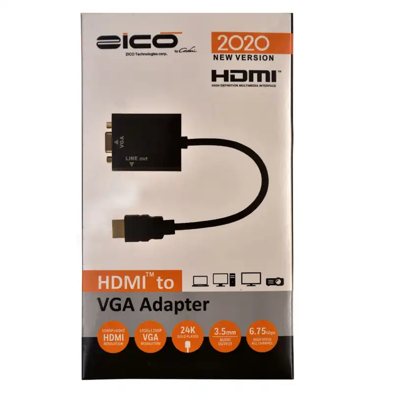 مبدل HDMI به VGA/ AUX زیکو مدل Z3300