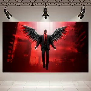 تابلو بوم طرح انیمه مدل Hell Angel کد AR3075