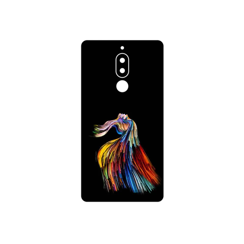 برچسب پوششی ماهوت مدل Rainbow Hair Digital Art مناسب برای گوشی موبایل هیوندای Seoul Mix
