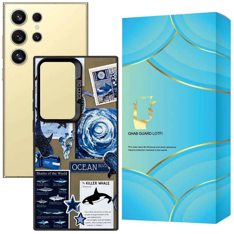کاور قاب گارد لطفی مدل SOCOCEN مناسب برای گوشی موبایل سامسونگ Galaxy S24 Ultra 5G