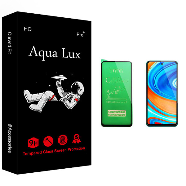 محافظ صفحه نمایش سرامیکی آکوا لاکس مدل +Pro مناسب برای گوشی موبایل شیائومی Redmi Note 9 Pro