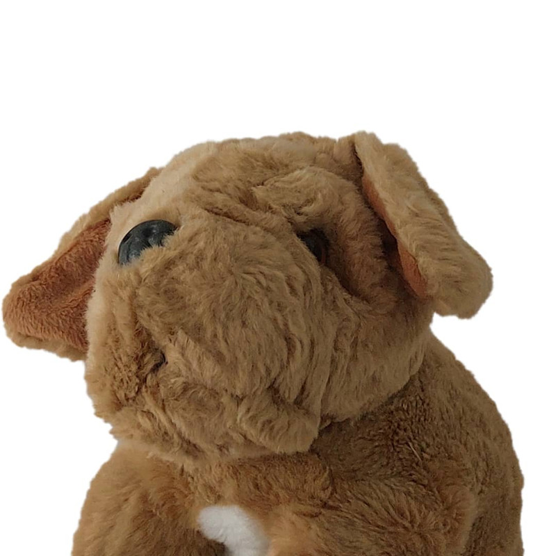 عروسک طرح سگ مدل بول داگ کد 805 ارتفاع 30 سانتی‌متر