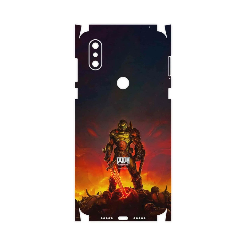 برچسب پوششی ماهوت مدل DOOM Game Series-FullSkin مناسب برای گوشی موبایل شیائومی Mi Mix 3