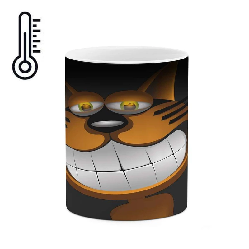 ماگ حرارتی کاکتی مدل گربه کد mgh17352