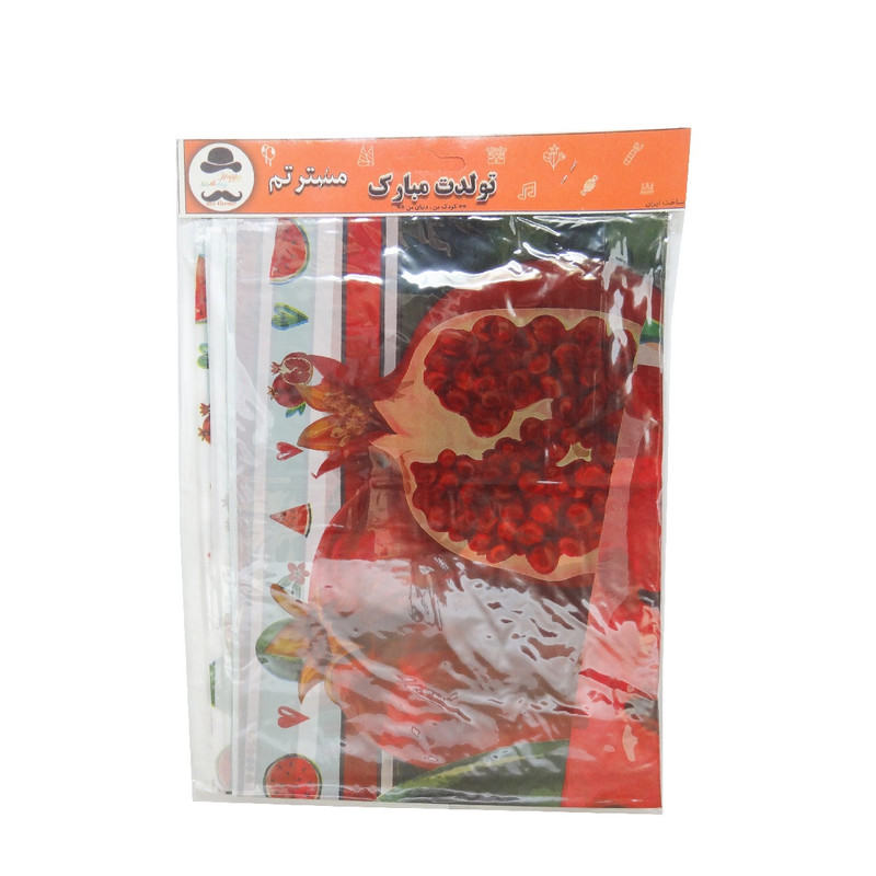 سفره یکبار مصرف مستر تم طرح یلدا