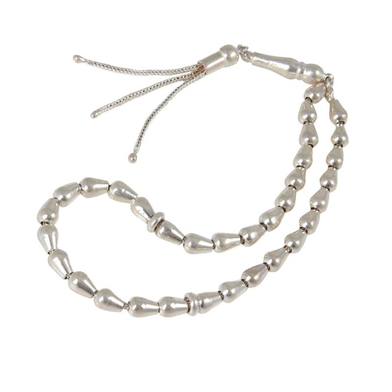 تسبیح نقره بازرگانی میلادی کد T_303