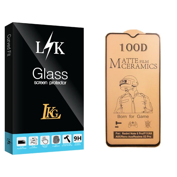 محافظ صفحه نمایش سرامیکی ال کا جی مدل LK Glass مناسب برای گوشی موبایل شیائومی Redmi Note 8 Pro