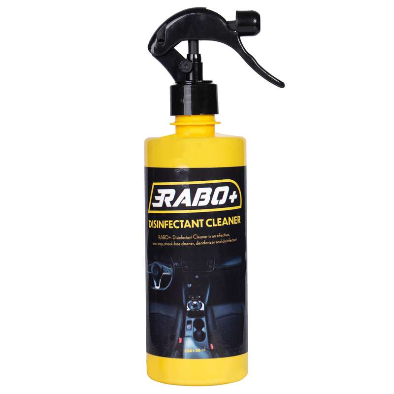 اسپری پاک کننده آنتی باکتریال داخل خودرو رابو مدل DISINFECTANT CLEANER حجم 500 میلی لیتر