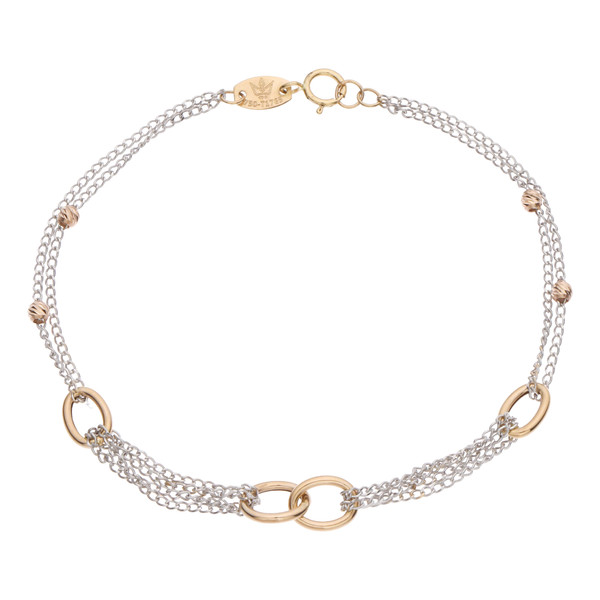 دستبند طلا 18 عیار زنانه مایا ماهک مدل MB1688