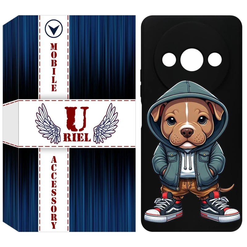 کاور یوریل قاب مدل KSH کد 66 طرح سگ مناسب برای گوشی موبایل شیائومی Redmi A3 / A3x