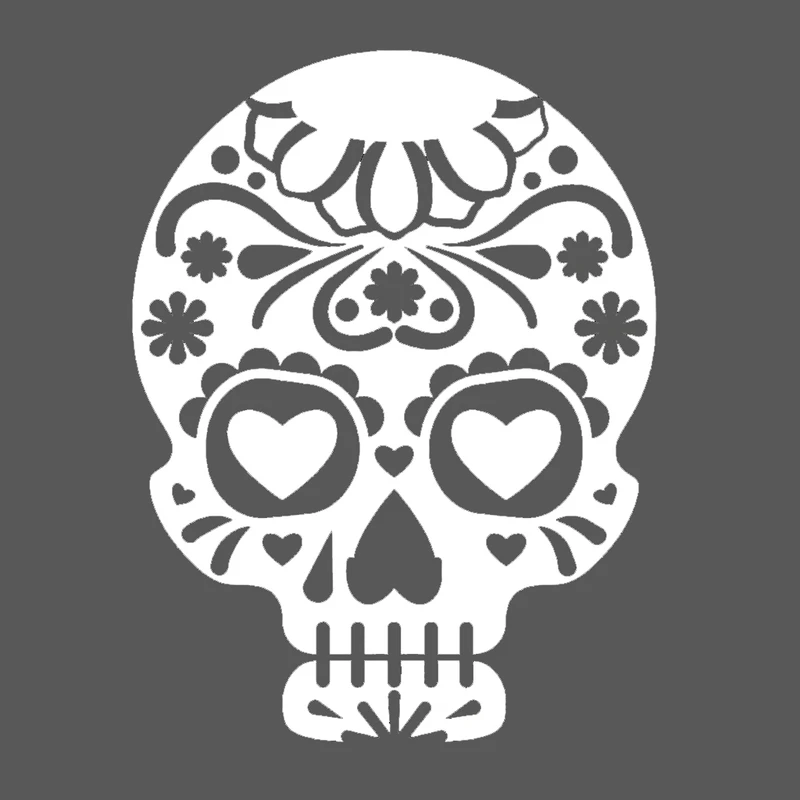 برچسب بدنه خودرو شیپرس طرح اسکلت کد Ss007S