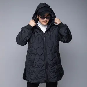 کاپشن زنانه آرال مد مدل 049 رنگ مشکی