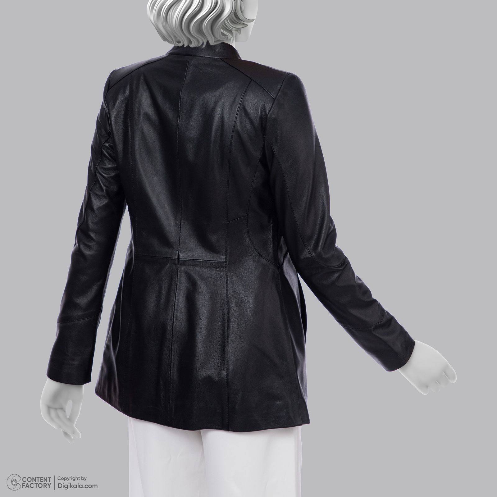 کت چرم زنانه چرم مشهد مدل B0461 -  - 4