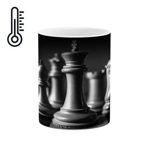ماگ حرارتی کاکتی طرح شطرنج مدل mgh16125