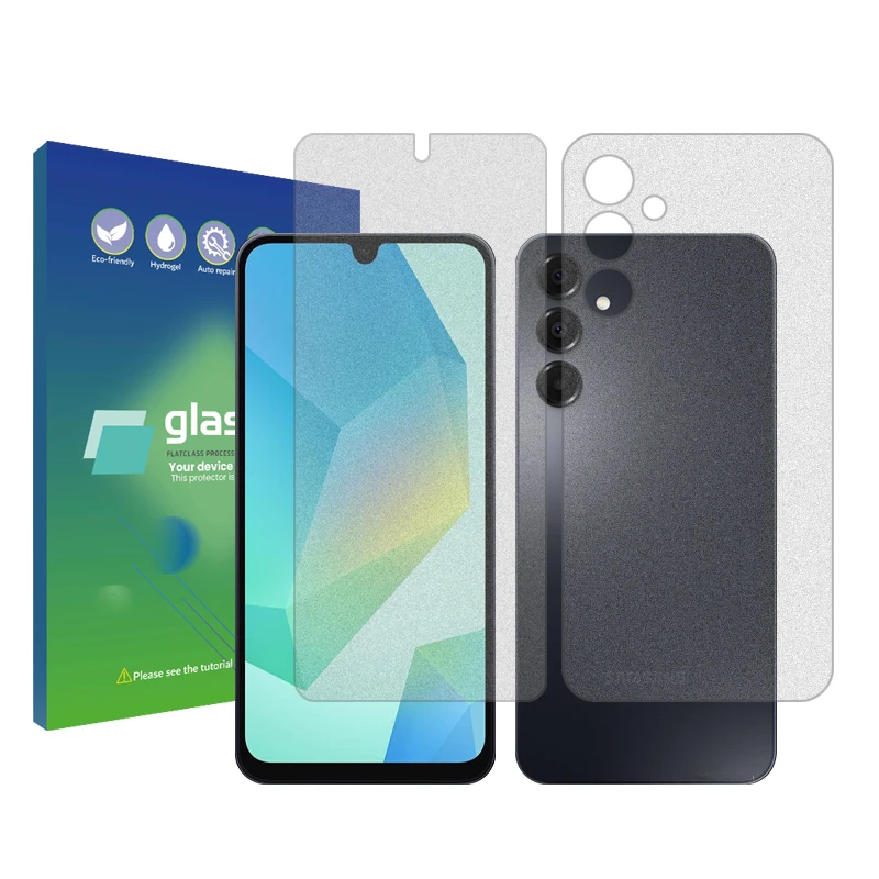 محافظ صفحه نمایش مات گلس پرو مدل Resistant مناسب برای گوشی موبایل سامسونگ Galaxy A05s به همراه محافظ پشت گوشی