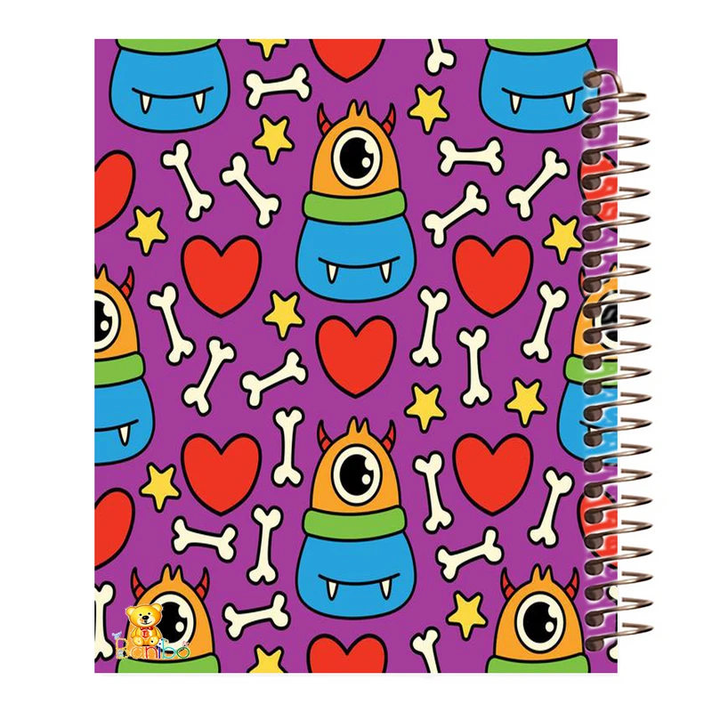 دفتر مشق 100 برگ بانیبو طرح لاو کد 430