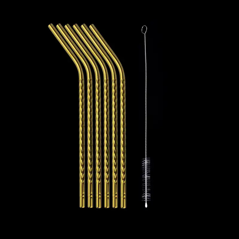 نی شربت خوری کد 12800 به همراه فرچه مجموعه 7 عددی