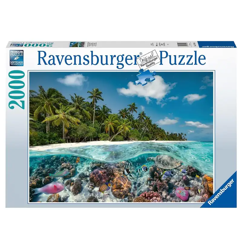 پازل 2000 تکه راونزبرگر مدل A Dive in The Maldives کد 17441