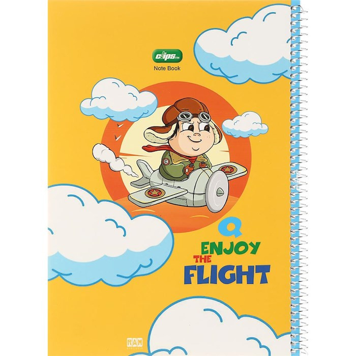 دفتر مشق 50 برگ کلیپس مدل 5030M6