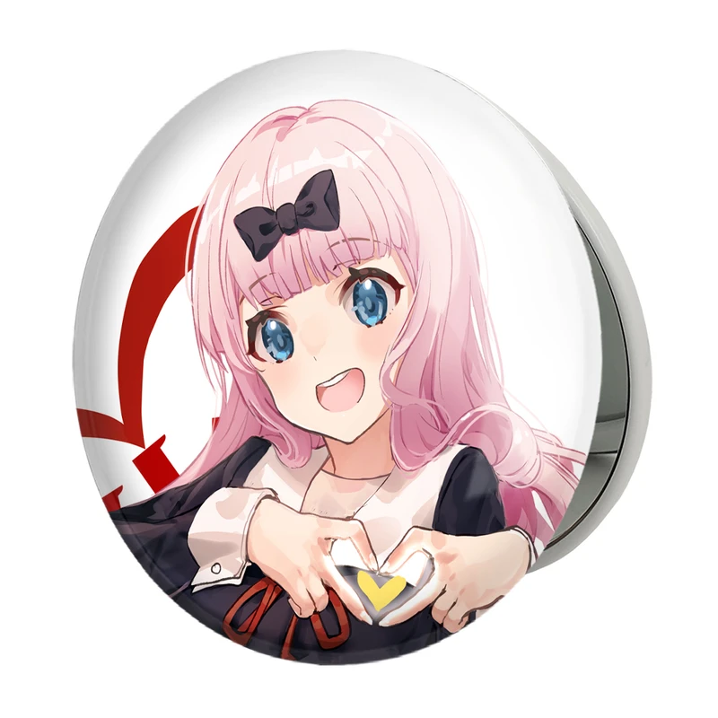 آینه جیبی خندالو طرح چیکا فوجیوارا انیمه کاگویا ساما مدل تاشو کد 16014 