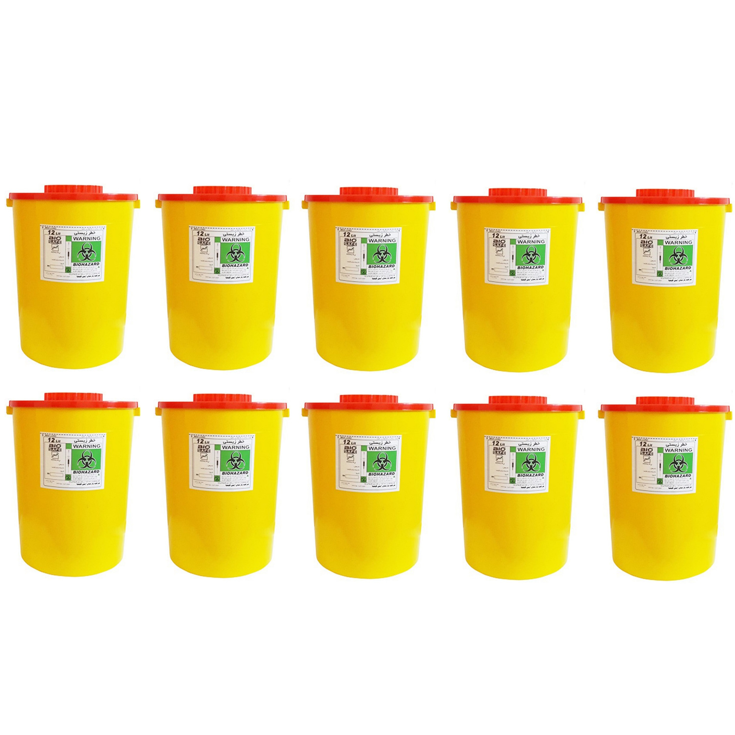 سیفتی باکس بیوسیف کد M700 ظرفیت 12000 میلی لیتر بسته 10 عددی