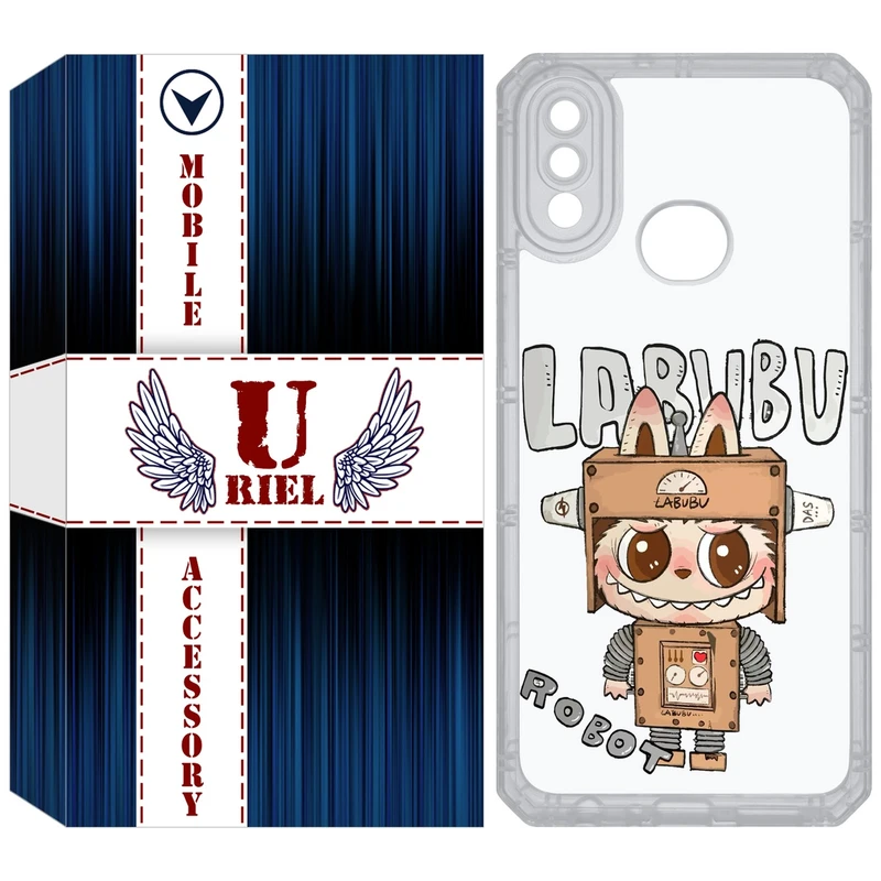 کاور یوریل مدل Clear کد 121 طرح لبوبو مناسب برای گوشی موبایل سامسونگ Galaxy A10S / M10S