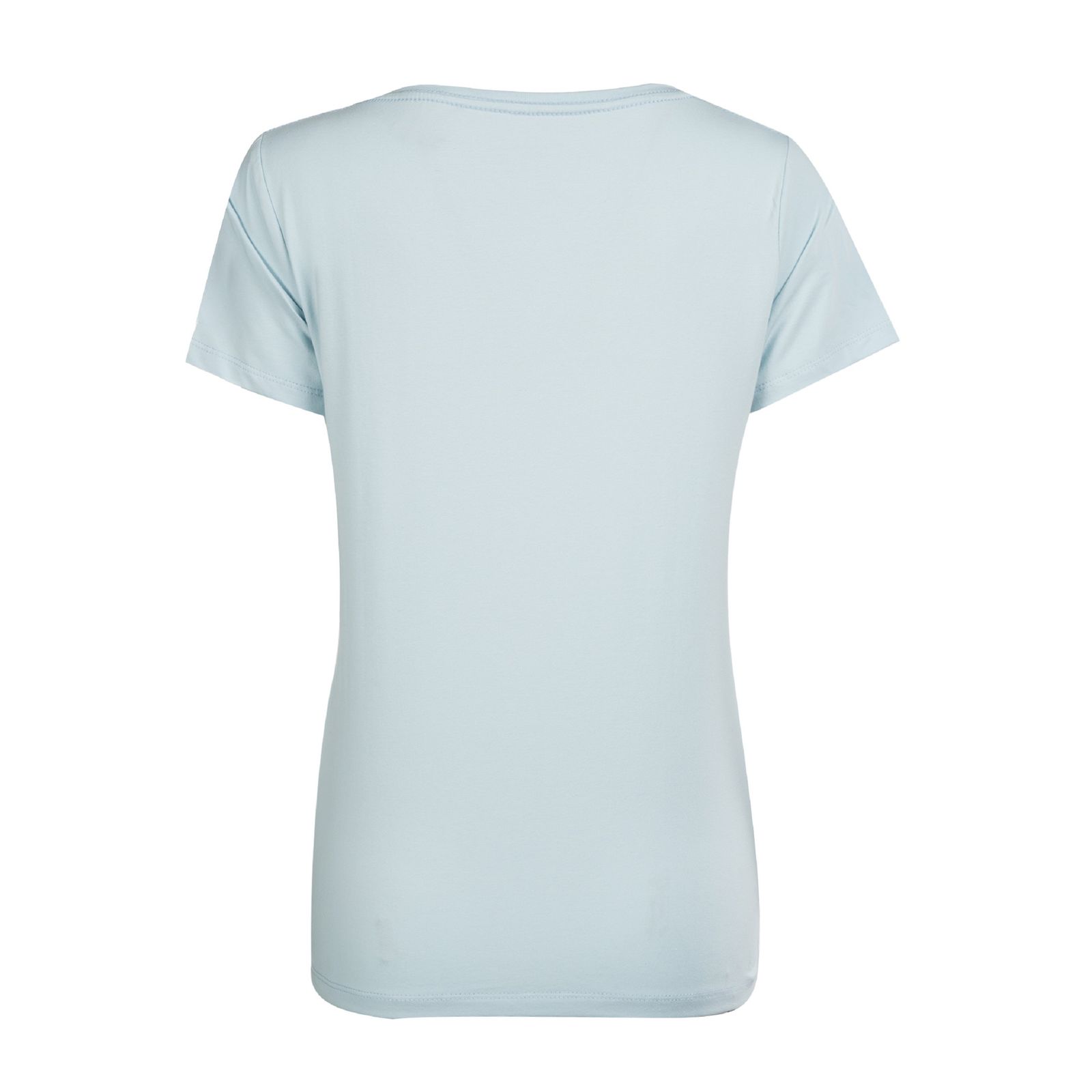 تی شرت آستین کوتاه زنانه جوتی جینز مدل یقه گرد کد 1551231 رنگ آبی روشن -  - 2