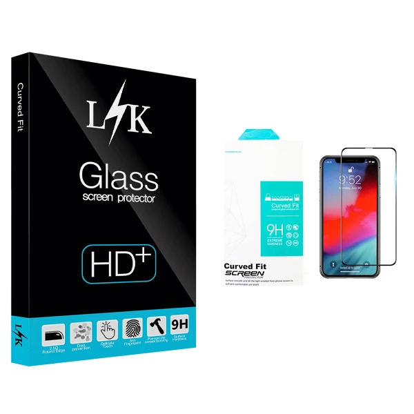 محافظ صفحه نمایش ال کی مدل +HD مناسب برای گوشی موبایل اپل iphone x