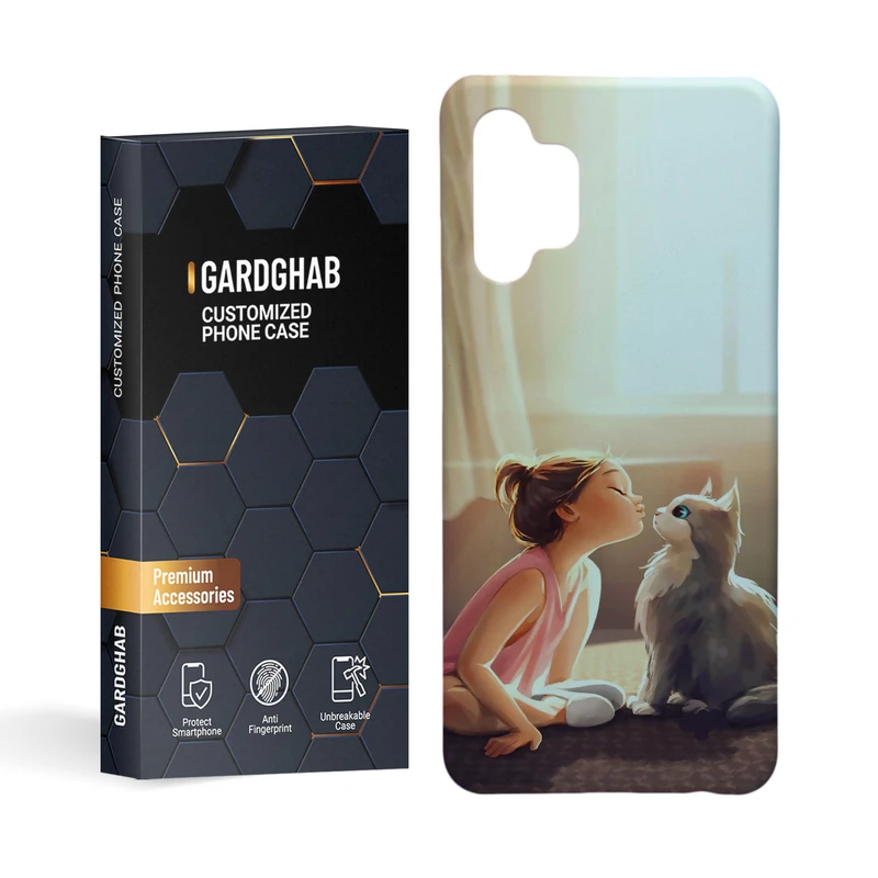  کاور گارد قاب مدل دخترانه  مناسب برای گوشی موبایل سامسونگ Galaxy A32 4g