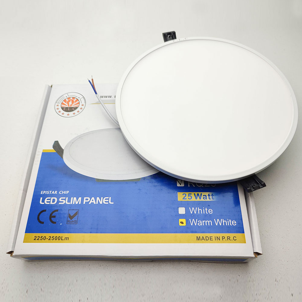 لامپ هالوژن ال ای دی 25 وات ای ال سی مدل گرد اسلیم