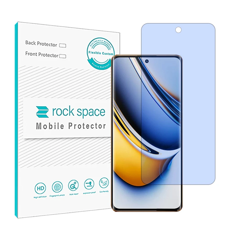 محافظ صفحه نمایش ضد اشعه آبی راک اسپیس مدل HyBLU مناسب برای گوشی موبایل ریلمی 11 Pro Plus 5G
