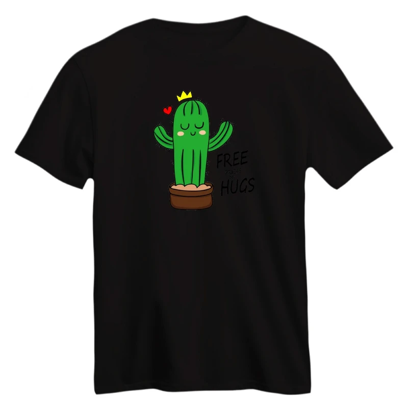 تی شرت آستین کوتاه زنانه مدل کاکتوس جدید