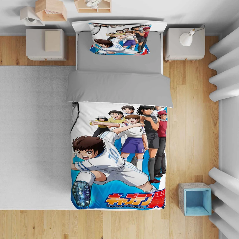 سرویس روتختی مدل فوتبالیست ها 5451 تک نفره 5 تکه