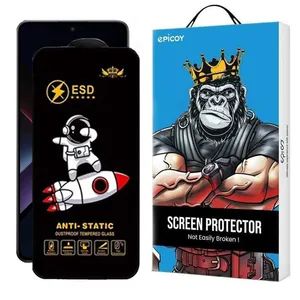 Epicoy Spaceship Glass Screen Protector For Xiaomi Poco X7 Pro / X6 Pro / Redmi Note 14 / turbo 4