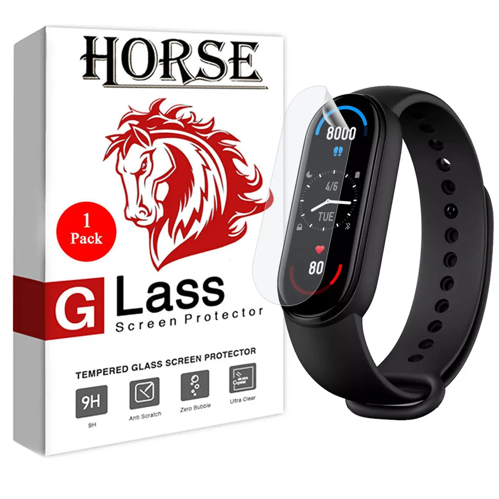 محافظ صفحه نمایش هورس مدل TPU-H مناسب برای مچ بند هوشمند شیائومی Mi Band 6 / Mi Smart Band 6