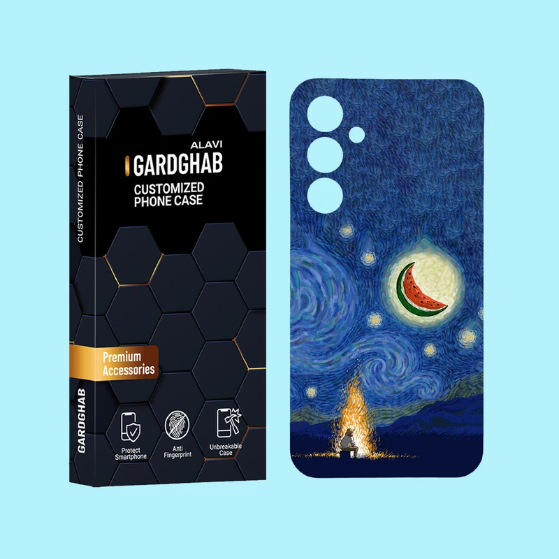 کاور گارد قاب علوی مدل هنری مناسب برای گوشی موبایل سامسونگ Galaxy A55