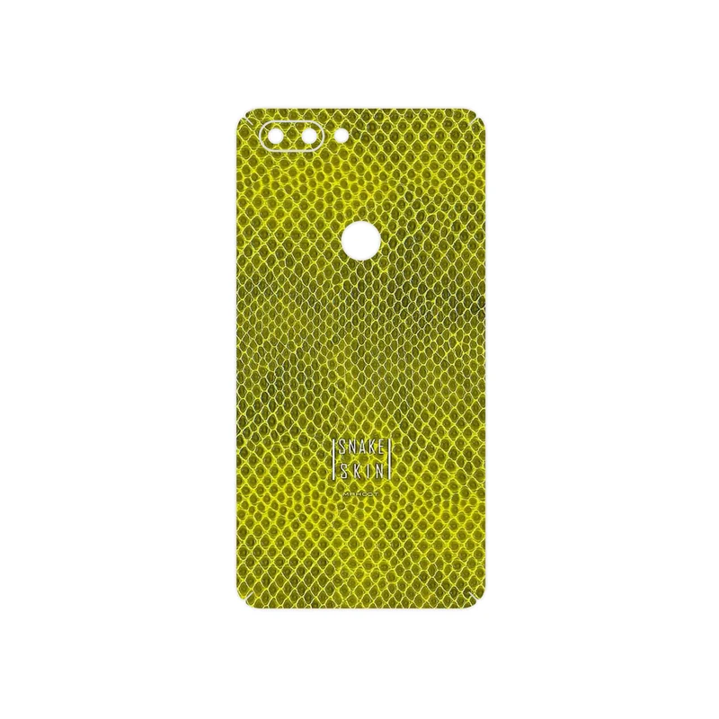 برچسب پوششی ماهوت مدل Yellow Snake Skin مناسب برای گوشی موبایل تکنو Phantom 8