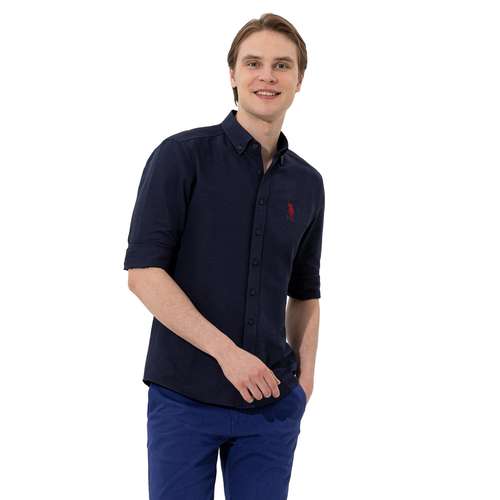 پیراهن آستین بلند مردانه یو اس پولو مدل G081GL004.000.1460554.VR033