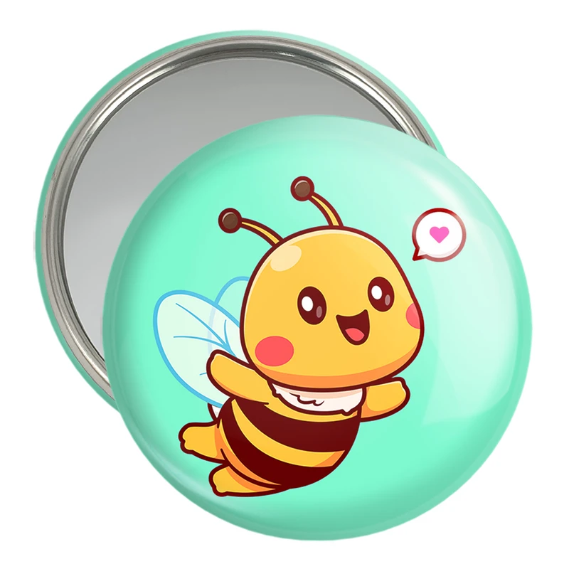 آینه جیبی خندالو مدل حیوانات بامزه زنبور کد 29687