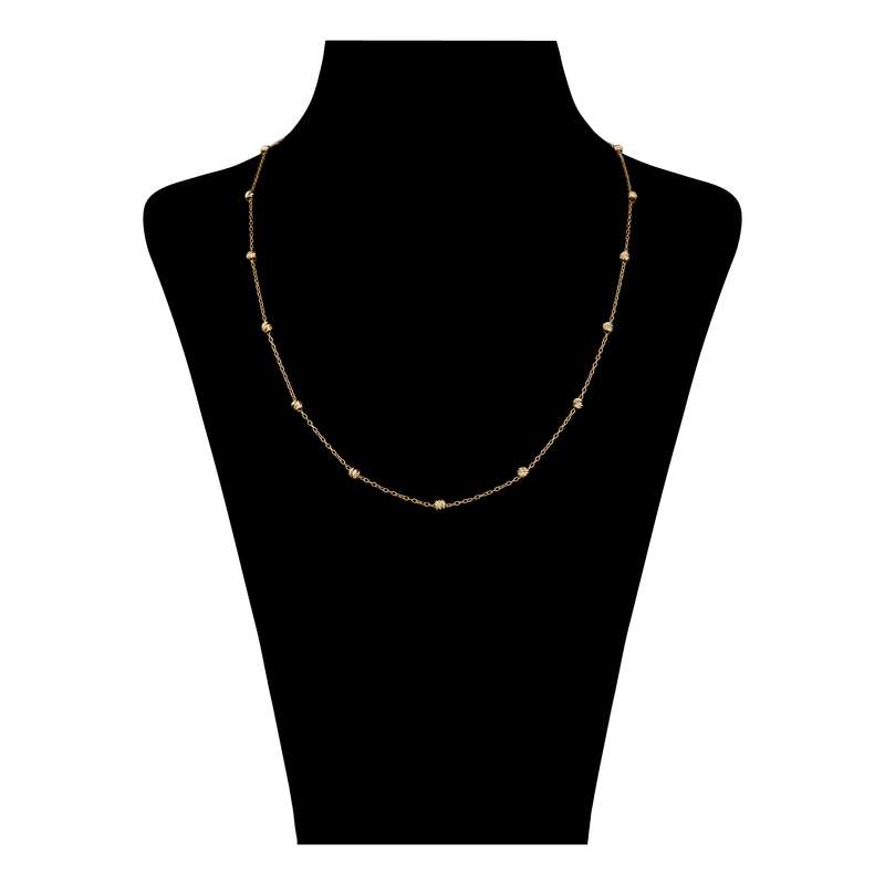 گردنبند طلا 18 عیار زنانه گالری شیدا مجد مدل البرنارد