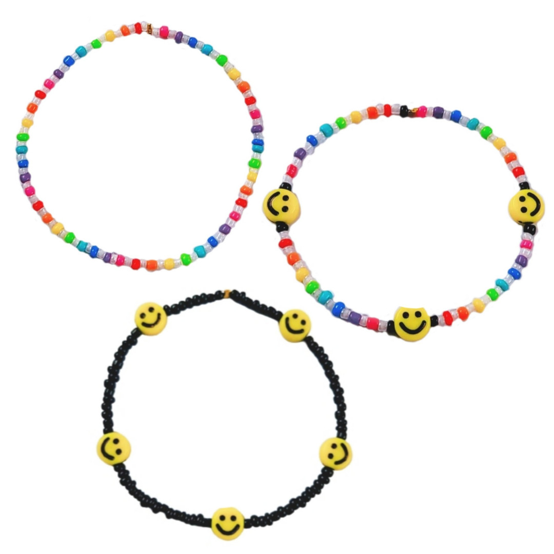 دستبند دخترانه مدل Smile 02 مجموعه 3 عددی دستبند دخترانه مدل Smile 02 مجموعه 3 عددی