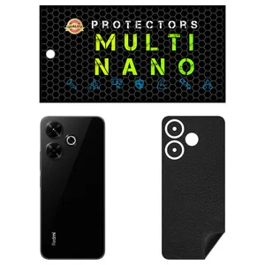 Multi Nano X-F1L Model Leather Rear Skin For Xiaomi Redmi Note 13R Mobile Phone