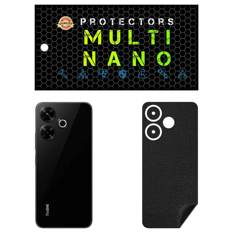 برچسب پوششی مولتی نانو طرح چرم مدل X-F1L مناسب برای گوشی موبایل شیائومی Redmi Note 13R