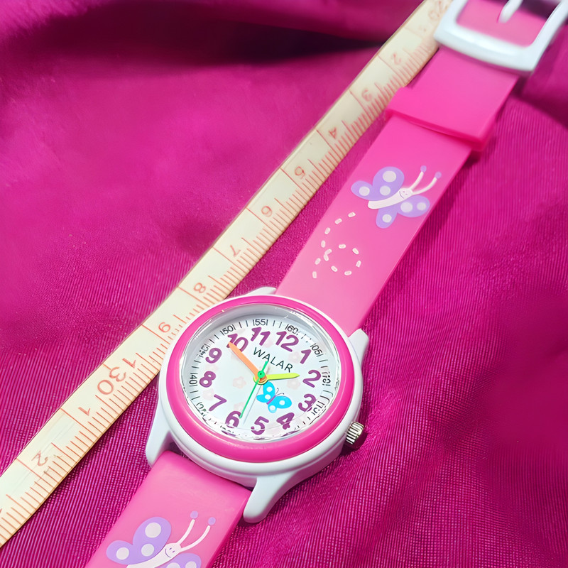 ساعت مچی عقربه ای بچگانه والار مدل پروانه ساعت مچی عقربه ای بچگانه والار مدل پروانه